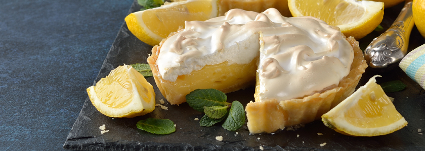 Mini Lemon Meringue Pies Zitronen-Baiser-Tartelettes