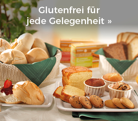 Umfangreiches Glutenfrei-Sortiment