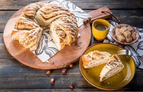 Hefekuchen-Sortiment