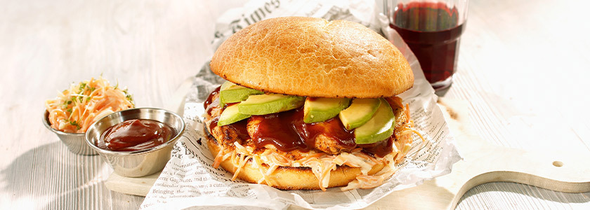 Brioche Burger mit Putensteak