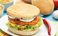Chicken-Burger Tandoori-Art