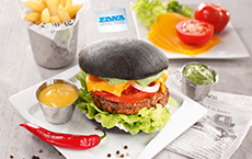 Black Burger mit Guacamole