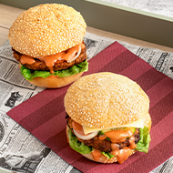 FF-Bio Burger-Weckerl, geschnitten