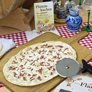 Bio Flammkuchen-Teigboden, oval
