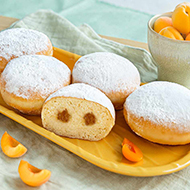 SG-Krapfen mit doppelter Marillenfüllung