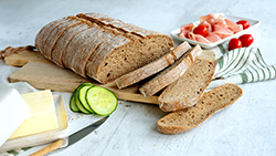 Stullen-Brot, geschnitten