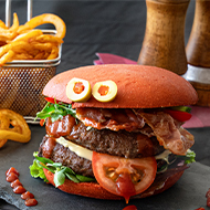 FF-Red Love Burger, geschnitten