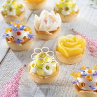 HUG Dessert-Tartelettes "Classic Flower", Ø 5 cm