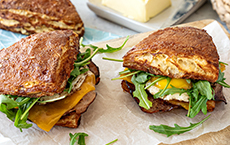 Ham & Cheese Laugensandwich