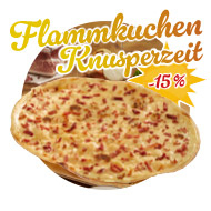 % Flammuchen-Aktion % gleich reinschauen & sparen