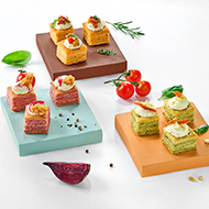 Pidy Tartelettes "Mini-Carré" Rote Beete & Pfeffer