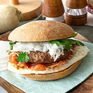 FF-Roggen Burger, geschnitten, 100 % natural