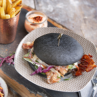 FF-Black Burger, geschnitten