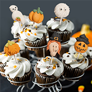 Zuckerfiguren "Halloween" am Stab