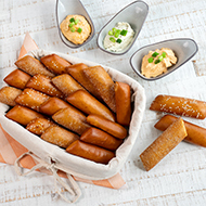 FF-Brezel Dip-Stick, 3-fach sortiert, 100 % natural