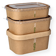 Rechteckschale braun, versch. Größen