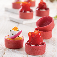 HUG Mini-Universal-Tartelettes "Filigrano", rot