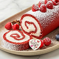 Roter Biskuitboden "Red Velvet", 56 x 38 cm