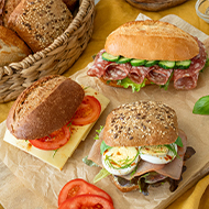 Weckerl-Trio. 100 % natural