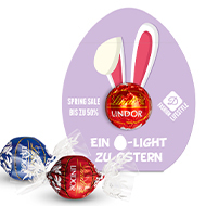 Individual-Lindorkugel in Kartonage "Osterei"