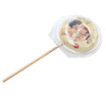 Schokoladenlolli mit Bild/Logo, weiß - 1