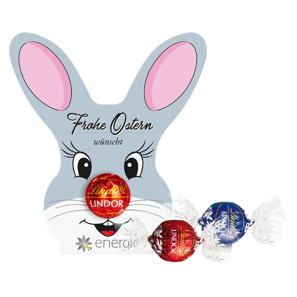 Individual-Lindorkugel in Kartonage "Osterhase"
