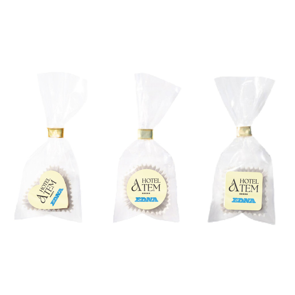 Individual-Praline, einzeln verpackt