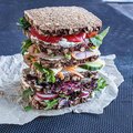 Roggenvollkornbrot, geschnitten