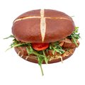 FF-Pretzelburger Bavarian Style, geschnitten