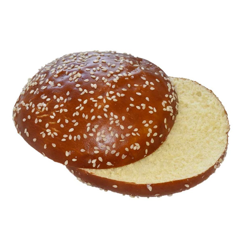 BB-Brezel-Brioche Burger mit Sesam, 4 Inch