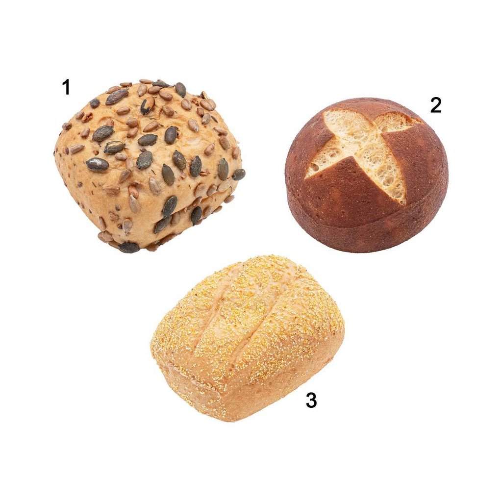Glutenfreie Brötchen Selection, 3-fach sortiert