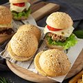FF-Mini Party Burger Sesam & Nigella, geschnitten - 2