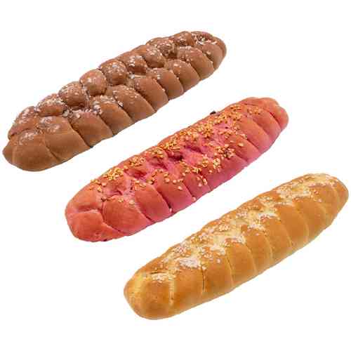 Buffet-Zöpfe, 3-fach sortiert