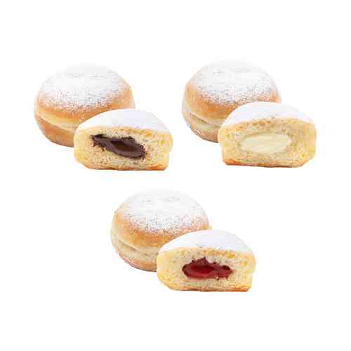 SG-Micro-Krapfen Mischkiste, 3-fach sortiert