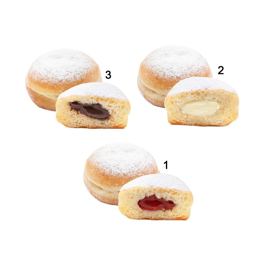 SG-Micro-Krapfen Mischkiste, 3-fach sortiert