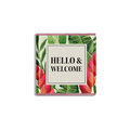 Bio Schoko-Täfelchen "Hello & Welcome", Himbeere