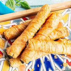 Börek mit Spinatfüllung