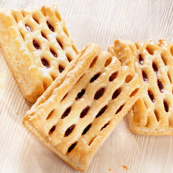 Kirschblätterteig, vegan