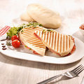 Panini ohne Bestreuung, ungeschnitten
