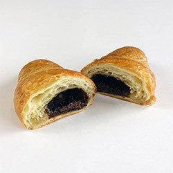 Buttercroissant mit Schokocreme