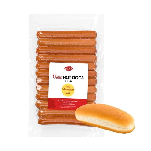 Mischkarton "Hot Dog-Brötchen & Würstchen"