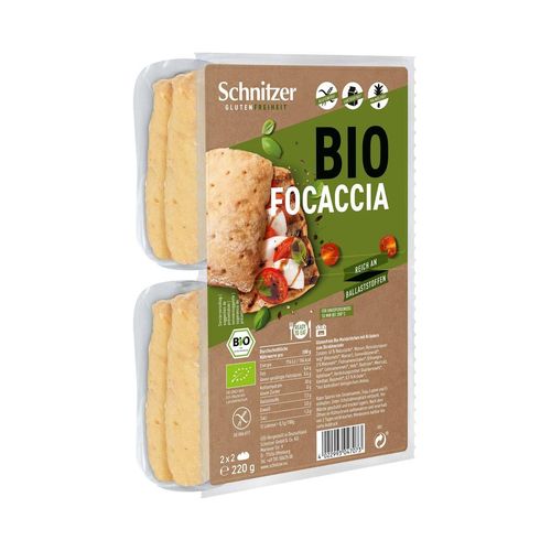 Schnitzer Bio Focaccia, glutenfrei