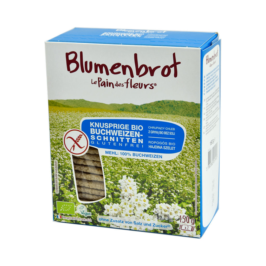 Bio Buchweizen-Schnitten ohne Salz, glutenfrei