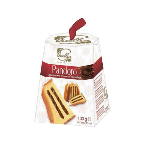 Mini-Pandoro mit Schokoladenfüllung