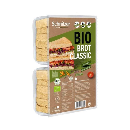 Schnitzer Bio Bread`n Toast white, glutenfrei