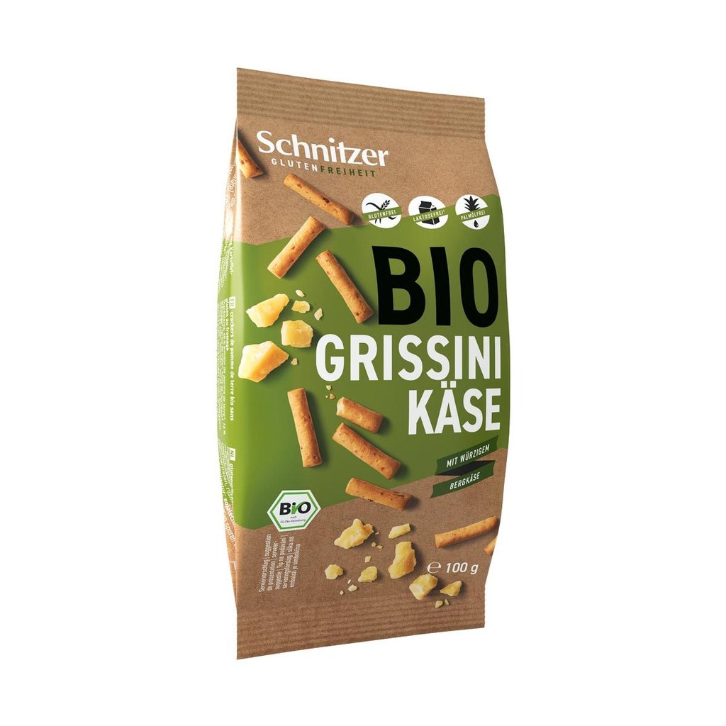 Schnitzer Bio Grissini Käse glutenfrei