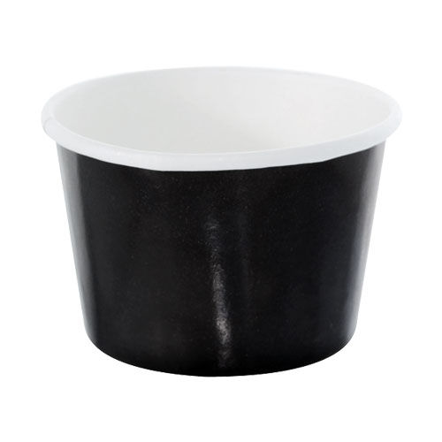 Kartonbecher, schwarz, 280 ml
