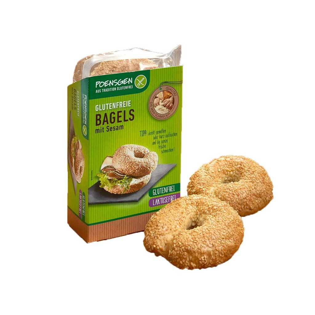 Poensgen Bagels mit Sesam, glutenfrei