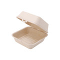 Mehrweg Burger Box, 16 x 15 x 10 cm, creme-weiß