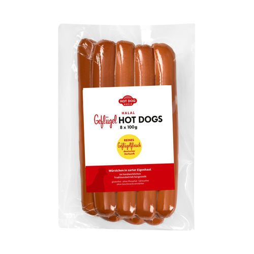 Jumbo Geflügel Hot Dog Wurst